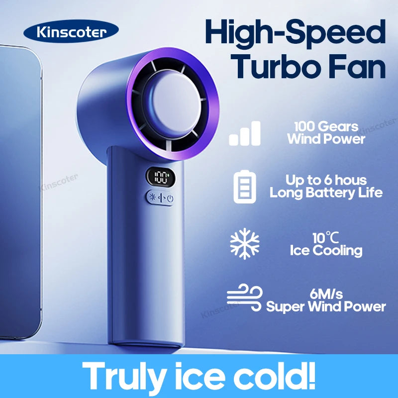 KINSCOTER Portable Handheld Turbo Fan
